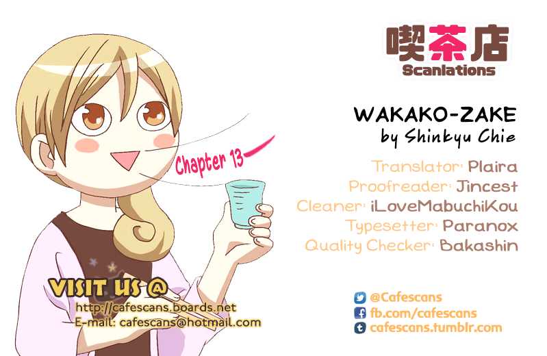 Wakako-Zake Vol.01 Ch.13