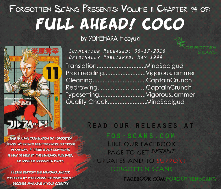 Full Ahead! Coco Vol.11 Ch.94