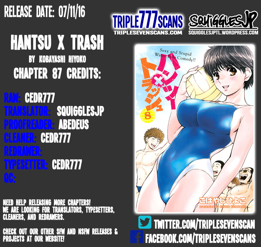 Hantsu x Trash Ch.87