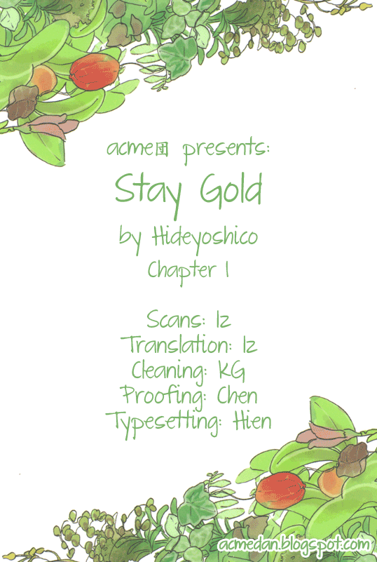 Stay Gold Vol.1 Ch.1