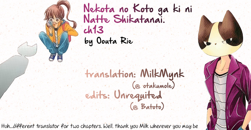 Nekota no Koto ga Ki ni Natte Shikatanai Vol.4 Ch.13